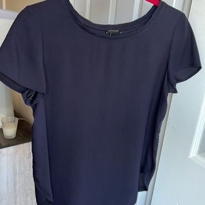 Ann Taylor navy blouse